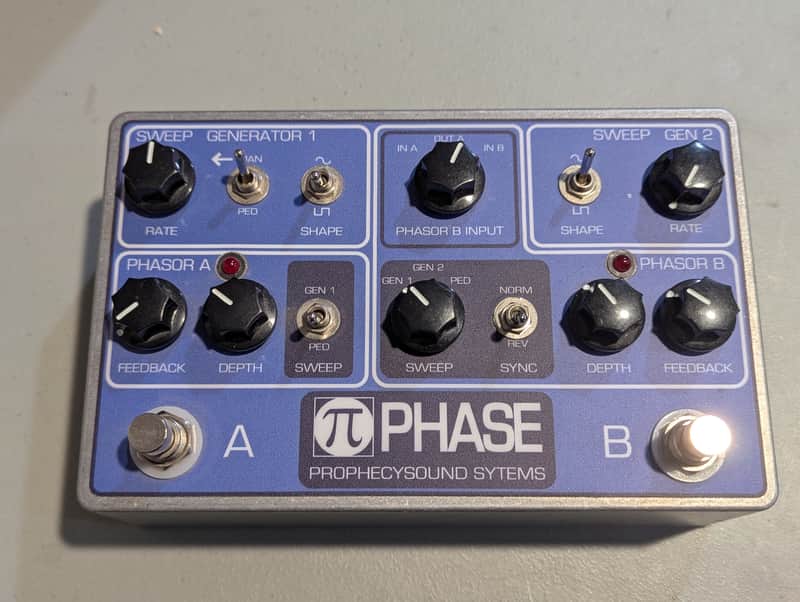 Prophecysound Systems PI-PHASE DUAL ANALOGUE PHASE-SHIFTER PEDAL 2017 image 1