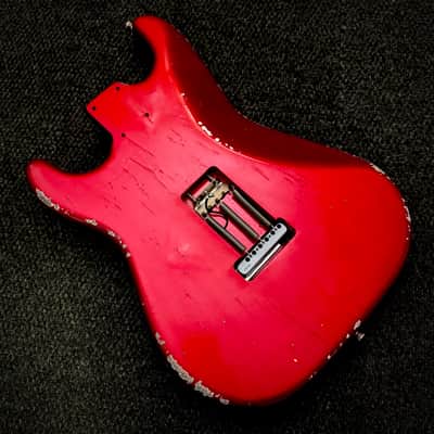 MJT Loaded Body Stratocaster 2020s - Faded CAR image 4
