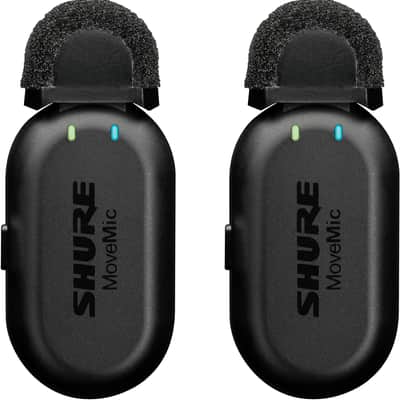 Shure MoveMic Two 2-Person Clip-On Wireless Microphone System image 3