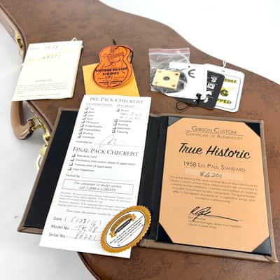 2016 Gibson Custom Shop True Historic Les Paul 1958 Reissue - Vintage Lemon Burst image 21