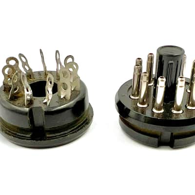 Amphenol 11-Pin Vintage Connectors for Hammond Organ / Leslie Speaker USA-Pair (Male & Female) image 4