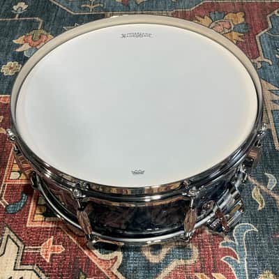 Slingerland Radio King 5.5" x 14" Solid Maple Snare - Black Diamond Pearl image 9