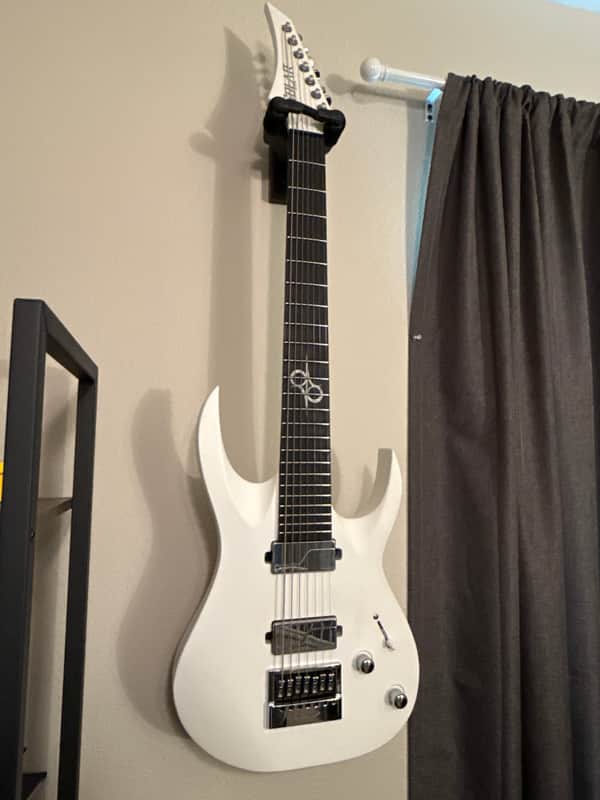 Solar A1.7 Vinter - Pearl White Matte 7 String Evertune Electric Guitar image 1