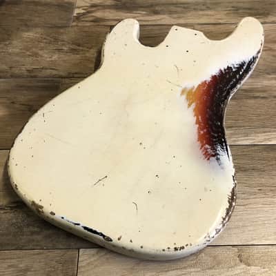 Made to Order - FRANCHIN Jupiter bass body Relic Aged 100% Nitro Lacquer COLOR OVER COLOR (Sunburst/ Black/ White/ Blue/ Green/ Yellow/ Red/ Pink/ Burgundy/ Purple/ Gold/ Silver, etc.) Basswood Poplar Precision-Bass Style Made in Italy image 18