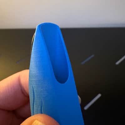 Syos Originals Smoky 8 Soprano Sax Mouthpiece – Sea Blue image 3