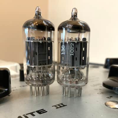 2x 1961 Mullard Blackburn 12AX7A/12AX7 Tubes - I61  - Close Date Codes - Voice Of Music Rebranded image 3