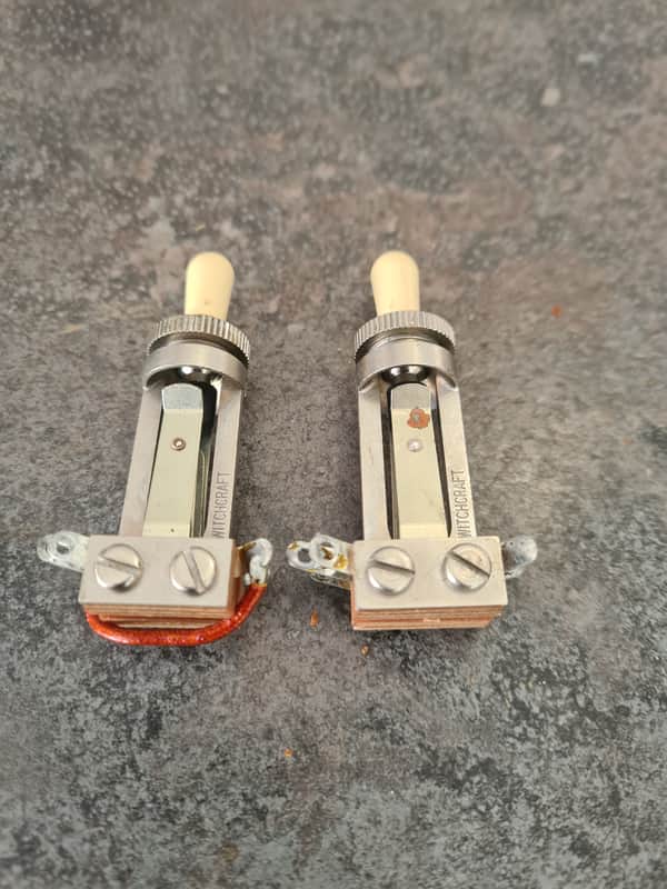 2 x Gibson Switchcraft 3 way switch for Les Paul SG ES 1980s image 1