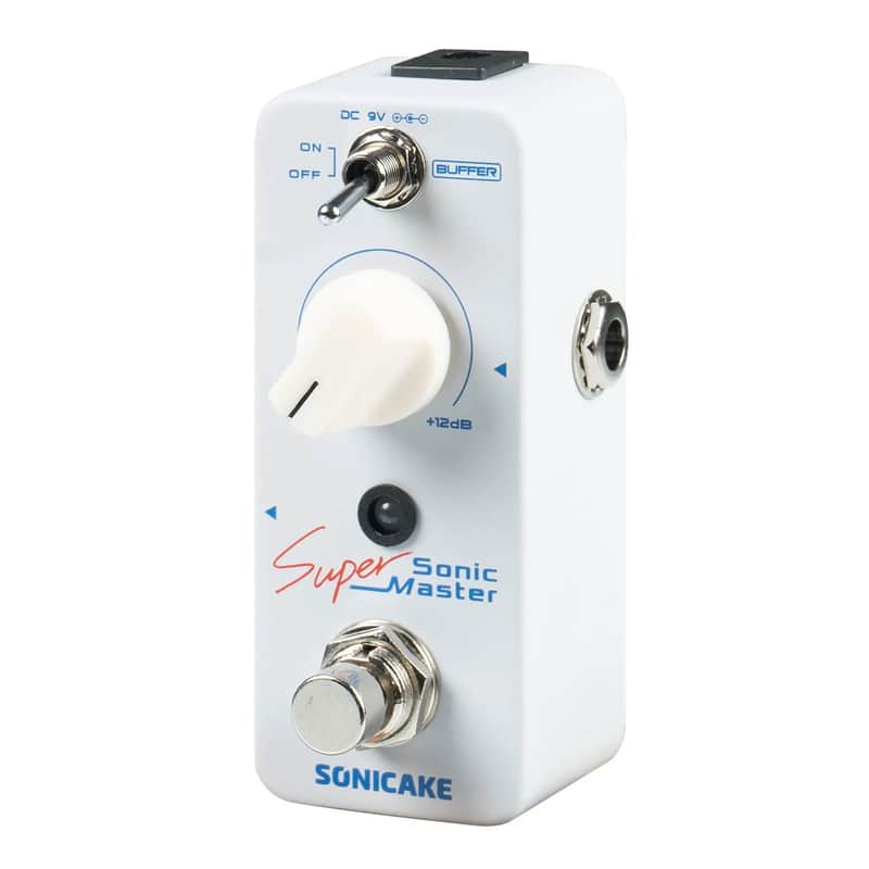 SONICAKE  Sonic Super Master Clean Boost Buffer Guitar Bass Effects Pedal +12dB Gain Effect,price include the import duty to US buyer image 1