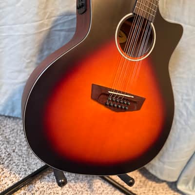D'Angelico Premier Fulton LS 12-String 2021 - Satin vintage sunburst image 4