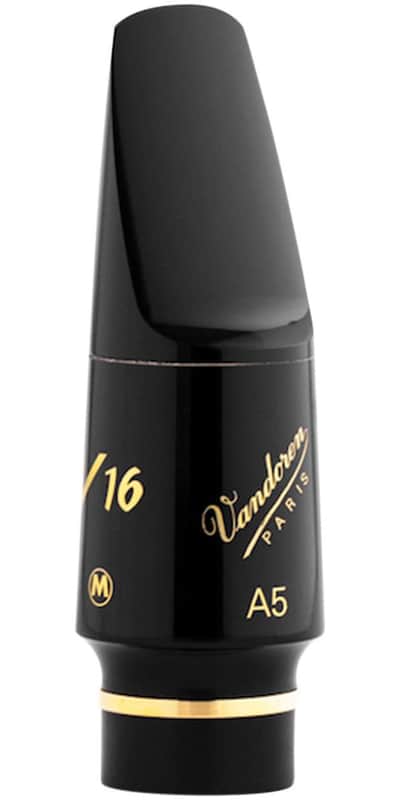 Vandoren SM811M V16 Series A5 Hard Rubber Alto Saxophone Mouthpiece - Medium Chamber image 1