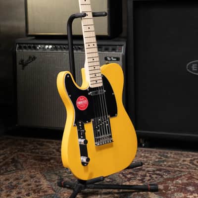 Squier Affinity Series Left-Hand Telecaster Electric Guitar - Butterscotch Blonde image 14