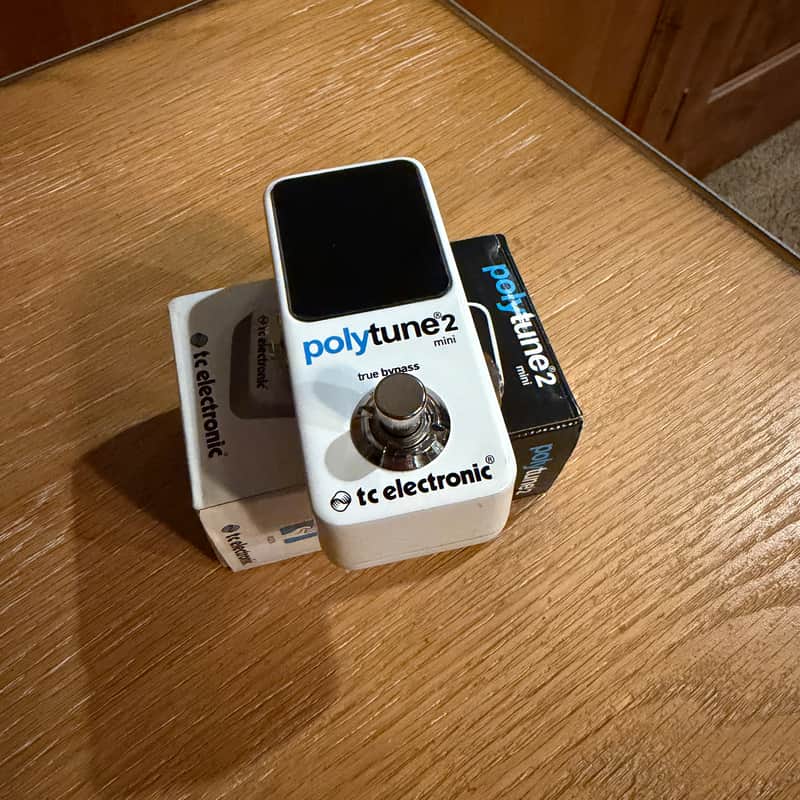 TC Electronic PolyTune 2 Mini Tuning Pedal (2010s) - White - $73.48!