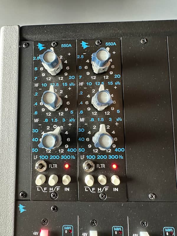 API 550A 500 Series 3-Band Equalizer Module 2007 - Present - Black image 1