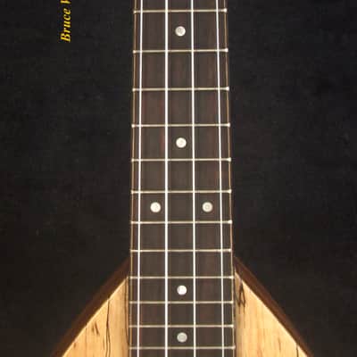 Handmade Tenor Ukulele, Solid Spalted Maple, Acacia, The Islands Soundhole, Turtle Inlay, Soft-bag, Bruce Wei UF17-2104 image 8