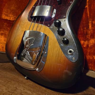 1971 Fender Jazz Bass with Rosewood Fretboard - Sunburst image 2