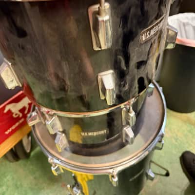 U.S. Mercury Black drum set - Black image 9