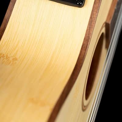 Ortega Guitars, 4-String Horizon Series Revese Headstock Concert Acoustic-Electric Ukulele w/Bag, Right, Natural, Akustisch-Elektronisch (RUBO-CE) image 4
