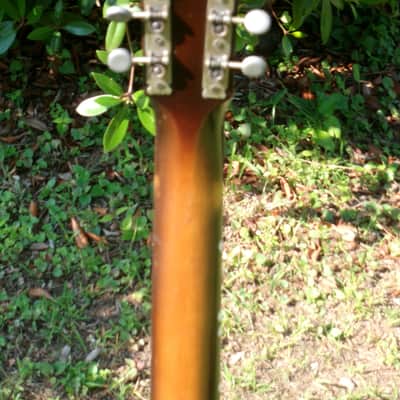 Ultra Rare 1950s Harmony No.1007 Archtop "Made in Occupied Japan" by Kasuga with Vintage Guyatone Pickup image 10
