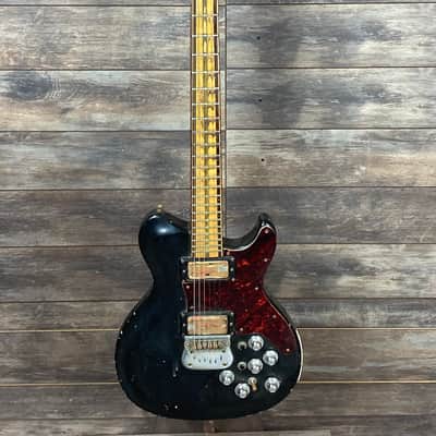 Mosrite Brass Rail The New 1976 Model Bicentennial Deluxe Black #17 Crazy Rare - Project Guitar image 16