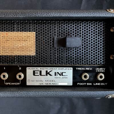 ELK VIKING 53 AMP HEAD VINTAGE MIJ 1970s *COOL TREMOLO!* ***AUGUST AMP CLEARANCE SALE*** image 9