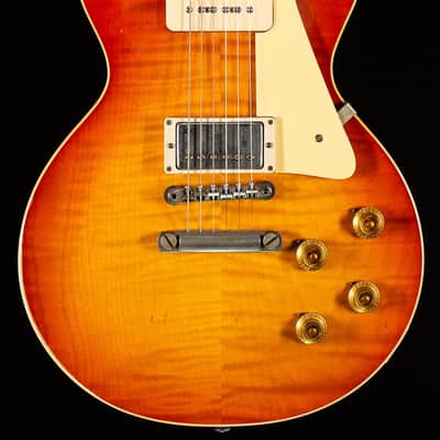 Gibson Custom Shop M2M 1959 Les Paul Standard Sunrise Tea Burst Murphy Lab Light Aged P90 Neck Pickup (596) image 3