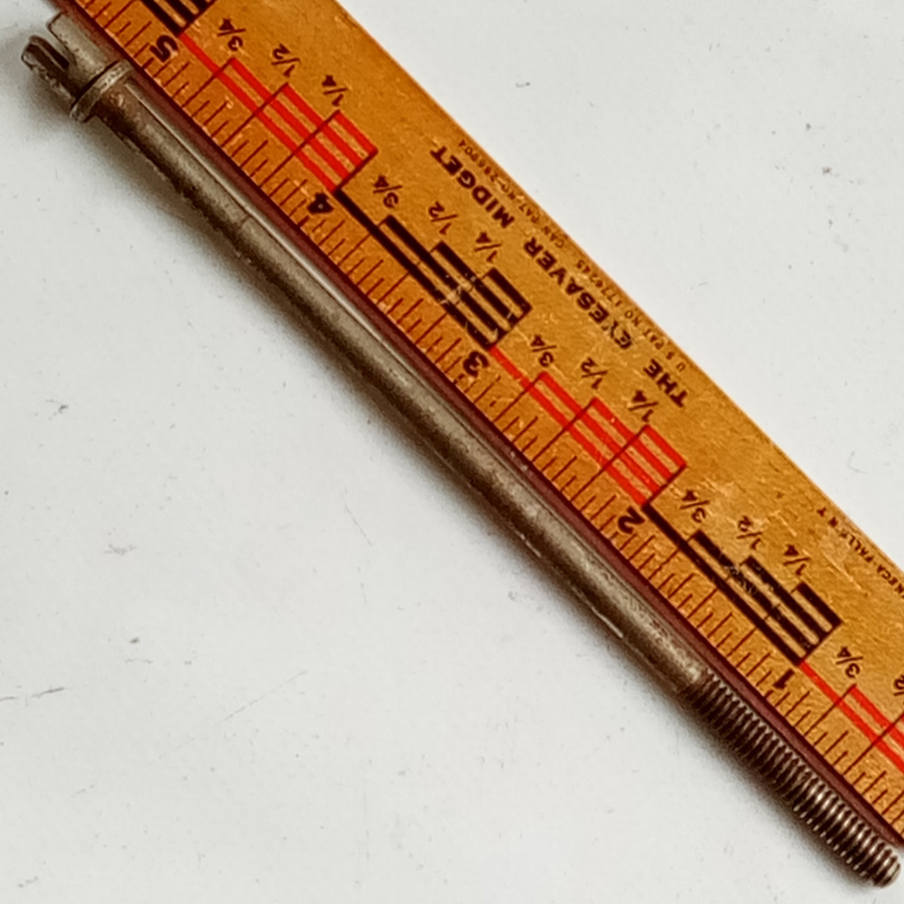 Leedy 5 1/16" 10-24 Thin Slotted Circle-Head T-Rod Tom/Snare Drum Tension Nickel — main photograph