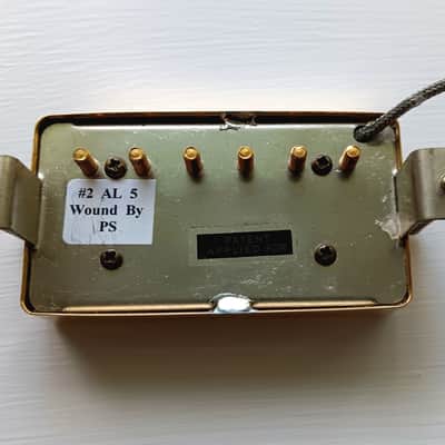 Gibson Burstbucker Pro Gold Finish - Bridge Humbucker PAF Style #2 AL 5 Alnico 5 (Early 2000s) Clean - Wound by PS image 2
