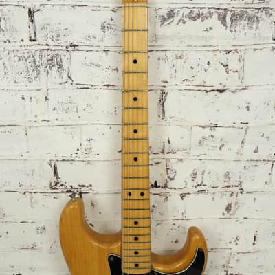 1977 Fender USA Stratocaster Natural Finish Electric Guitar W/ Hard Shell Case image 5