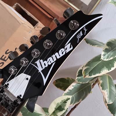 Ibanez JEMJR Steve Vai Signature BRAND NEW JEM JR Black HSH Super Strat Guitar Tree of Life Vine Inlay image 1