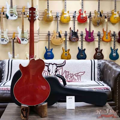 Collings SoCo Deluxe Premium Flame Maple Top Rosewood Fingerboard Lollar Low Wind Imperial Humbuckers Faded Cherry 7.15 LBS image 9