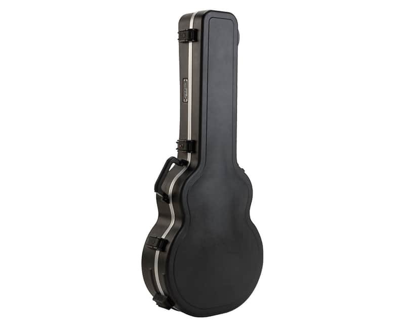 SKB 1SKB-20 Deluxe Molded Jumbo Acoustic/Archtop Electric Guitar Case Black image 1