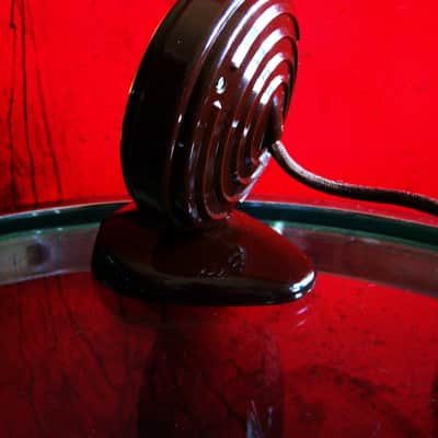 Vintage RARE British 1940's Grundig GCM3 microphone w accessories Tannoy Reslo image 8