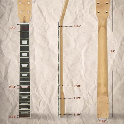 DIY Electric Guitar Kit, Style Mahogany Body & Maple Neck Guitar with HH Pickups, Easy to Assemble Kit with All Parts Included – Build Your Own Electric Guitar image 2