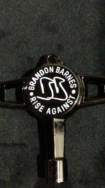 Brandon Barnes - Rise Against - Black Chrome - Signature Drum Key image 1
