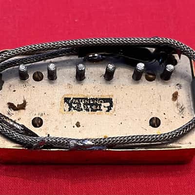 Vintage Gold Gibson Patent Number Sticker Pickup - 1960's/1970's? Post PAF - For Les Paul ,ES335, SG - REDUCED PRICE (as is) image 2