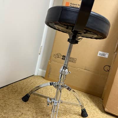 Mapex Armory Drum Throne with Back Rest - Round Top - Double Braced - Black image 6