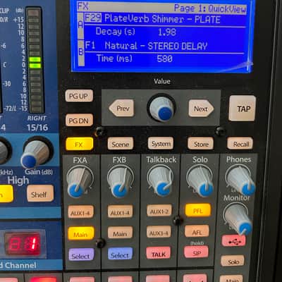 PreSonus StudioLive 16.0.2 USB 16-Channel Digital Mixer 2017 - Present - Blue/Silver image 5