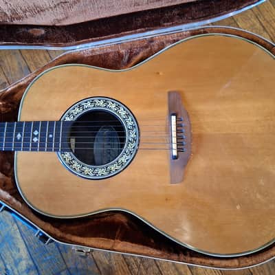 Ovation 1612 Custom Balladeer for repair with OHSC 1975 - 1984 - Natural image 3