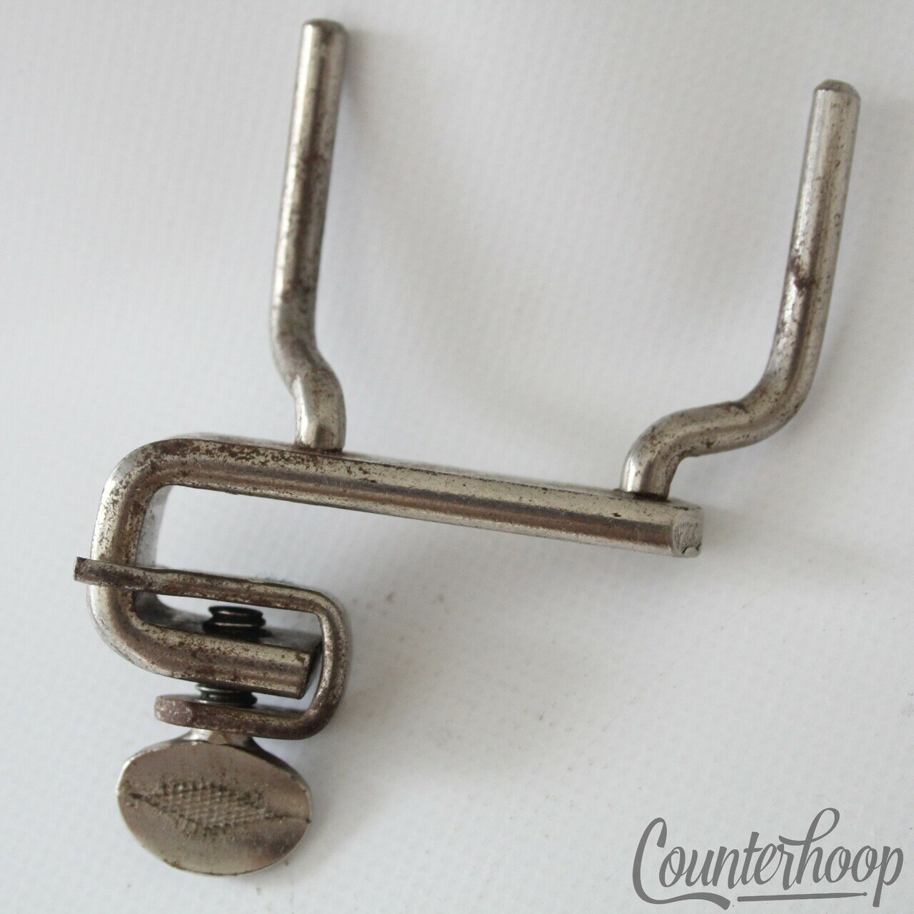 Ludwig/Leedy Wood-Block Clamp-On Bass Drum Hoop Mount Vintage 20s Walberg&Auge* — main photograph