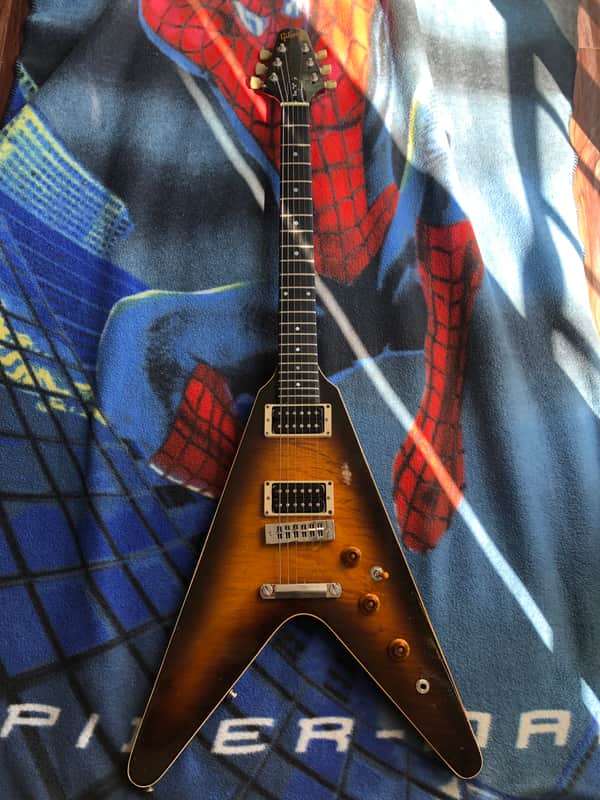 Gibson Flying V CMT Tobacco Sunburst 1980 *Headstock Repair/Read Description* image 1