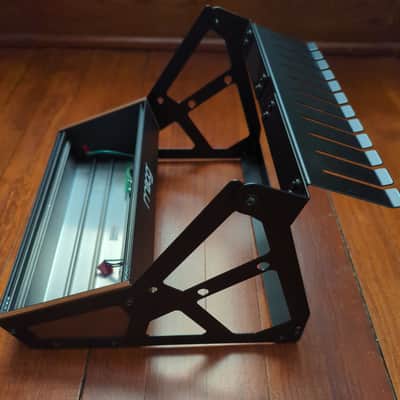 Moog Two-Tier Rack Stand with Summing Mixer and Mother 32 Module case image 2