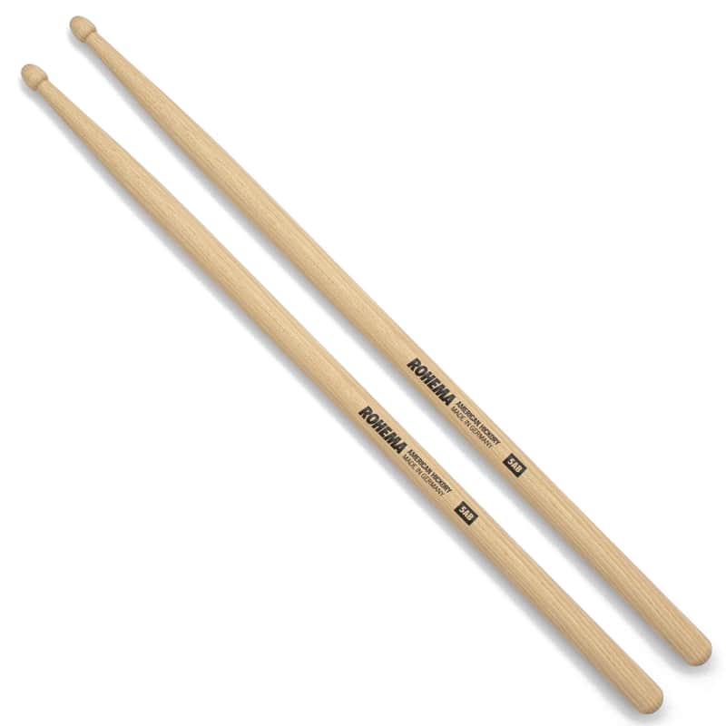 Rohema 5AB Hickory Drumsticks - 61326 - 3 Pairs image 1