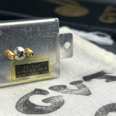 General Vintage Tone  NOS Dog Ear pickup 1957 / 1961  Dogear P90 for Les Paul Junior  Cab black cover image 7