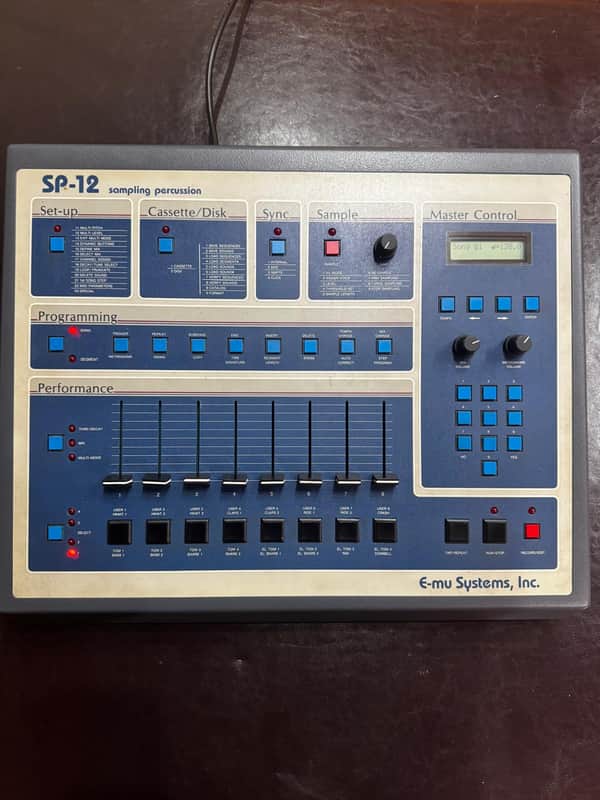 E-MU Systems SP-12 8-Voice Drum Sampler 1985 - 1987 - Blue image 1