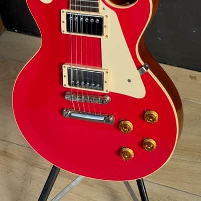 Gibson Les Paul Std. LPR-7 '57 Reissue 2012 - beautiful Custom Shop w/a Cardinal Red Top looks like Fiesta Red. image 3