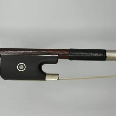 An Old Full Size Antique Silver Mounted Cello Bow image 2