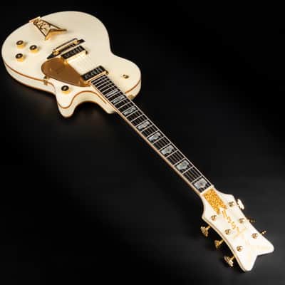 2003 Gretsch G6134 White Penguin - White | Japan Singlecut Dynasonic Pickups Ebony Fretboard w/ Hump Block Feather Motif Inlays First Production Year | OHSC image 7