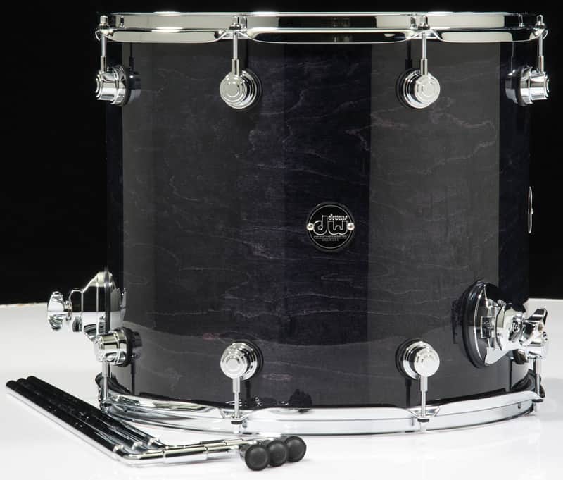 DW Performance Series 14x16 Floor Tom - Ebony Stain image 1
