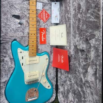 Fender Jazzmaster American Professional 2 2020-2024 - Miami Blue with upgraded Mastery bridge image 8