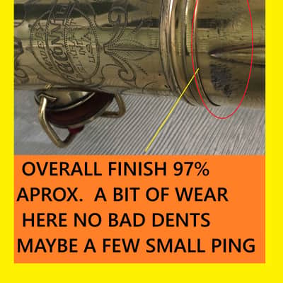 SUMMER DEAL FANTASTIC CONN STENBERG PORTRAIT GOLD PLATED ALTO SAXOPHONE " THE TRAVLIN' GYPSY "1924 FINISH 00 NEW PADS image 12